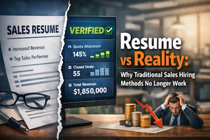 Resume vs Reality: Why Traditional Sales Hiring Methods No Longer Work