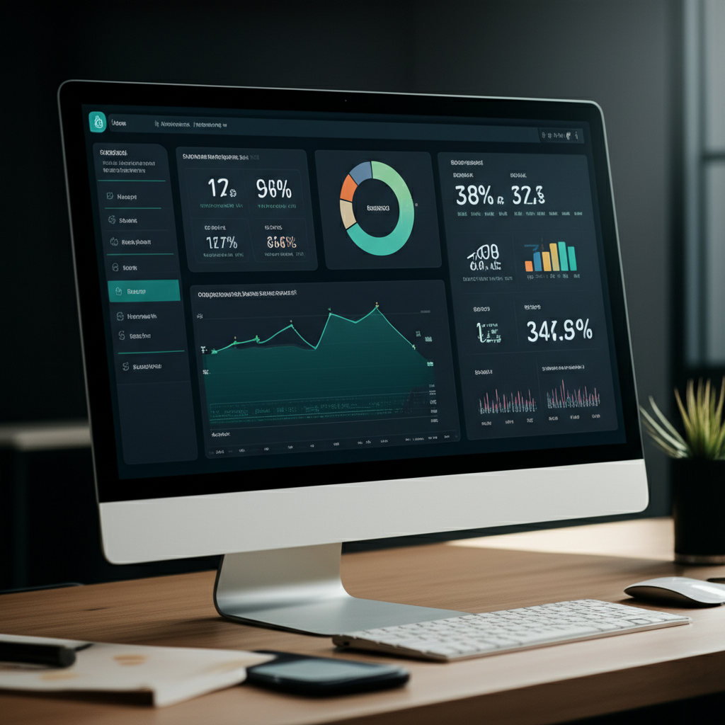 Sales performance benchmarking dashboard showing quota achievement, revenue tracking, and verification analytics
